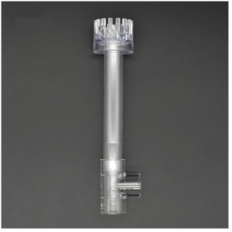 LEFTART Aquarium Skimmer Acrylic Lily Pipe Spin Surface Inflow Filters, for Aquarium Water Plant Filter Cleaning Tool Fish Tank Accessories(Three way,25mm)