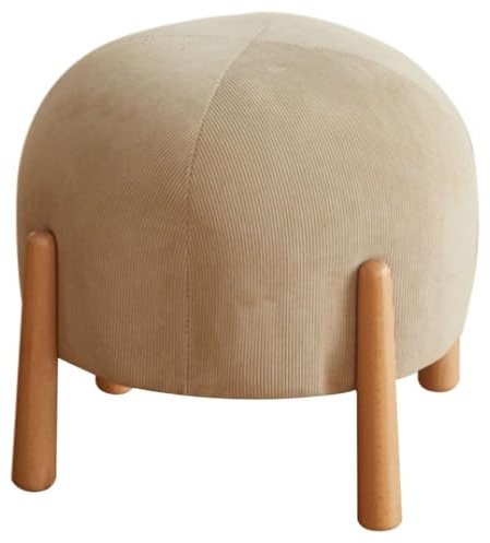 Poggiapiedi impilabile moderno per soggiorno, camera da letto e divano, sgabello portatile per trucco, piccolo sgabello basso con contenitore, 19 x 19 x 15 cm