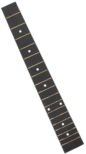 DECHOUS Tastiera per Costruzione e Riparazione Fai da Te di Strumenti Musicali per Chitarra Folk da 38 Pollici in Legno 18 Tasti e Fili Rinforzati Accessorio