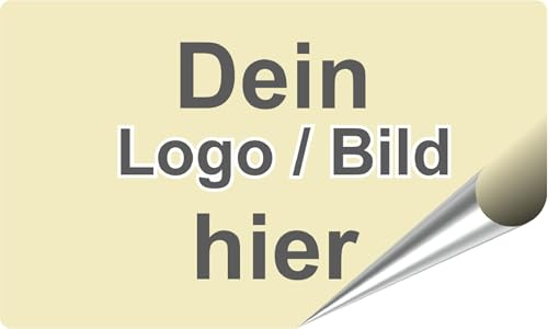 Auto Aufkleber selbst gestalten - Personalisierte Aufkleber Etiketten Werbung ideal für Unternehmen Logos, Bilder, Foto Wunschtext - wetterfest auch als Fun Sticker (Rechteck)