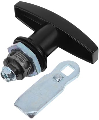 CLISPEED Serratura a Maniglia a t Per Mobili e Quadri Elettrici in Lega Di Zinco, Chiusura Per Porte Armadietti e Camper, Installazione Semplice e Sicurezza Rinforzata