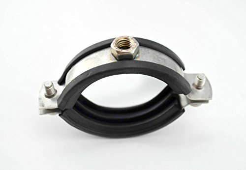 Edelstahl-Rohrschelle 2-teilig 48-53 mm/ 1 1/2 2 Stück