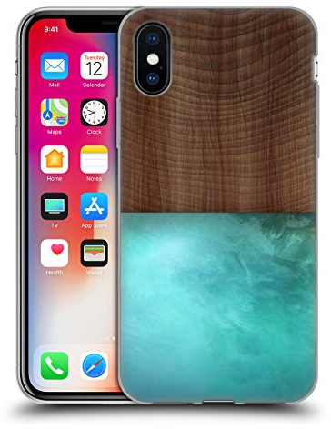 Head Case Designs sous Licence Officielle Alyn Spiller Blocage Bois Et Résine Coque en Gel [Protection de Qualité Militaire] Compatible avec Apple iPhone X/iPhone XS