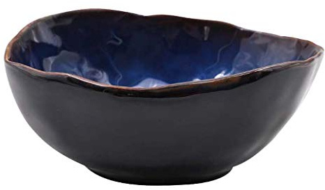 ZXW Piatti creativi della Ciotola Profonda, Irregolare della Ciotola di Ceramica Europea Set di Piatti a Forma di Scodella | Piatti della Ciotola di Riso della Ciotola dell'attrezzatura Domestica