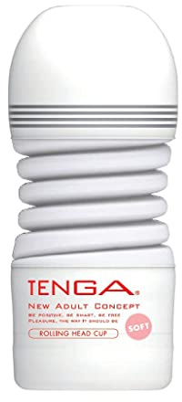 Tenga Rolling Head Cup Gentle Masturbateur Sextoy Homme Discret Bien-Être, 1 Unité