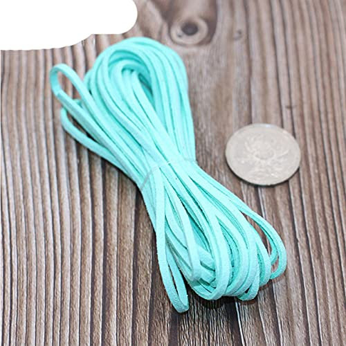 WEDSA 5M Lederband Schmuckkordel für Lederarmband Faden Seil Halskette Schmuckherstellung Finding String-24