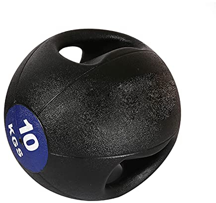 Medizinbälle Hua Krafttrainingsball 10kg, Elastischer Medizinball Aus Gummi, Schwerkraft-Balance-Kugel, Übungskörperübungs-Fitnessball, Fürs Home-Fitnessstudio