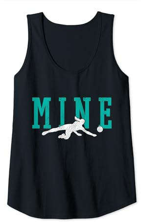 Damen Volleyball Player Gift MINE Beachvolleyball Tank Top
