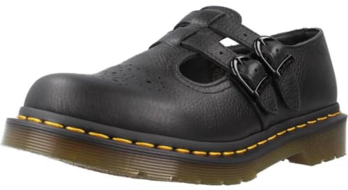 Dr. Martens Women's 8065 Mary Jane Shoe, Black Virginia, 7UK, 9 US Women