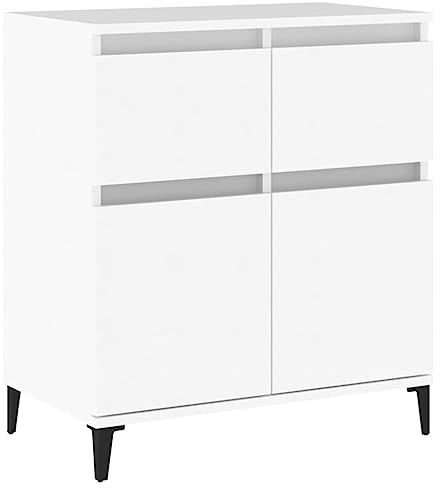 vidaXL Aparador de Madera contrachapada Blanco 60x35x70 cm
