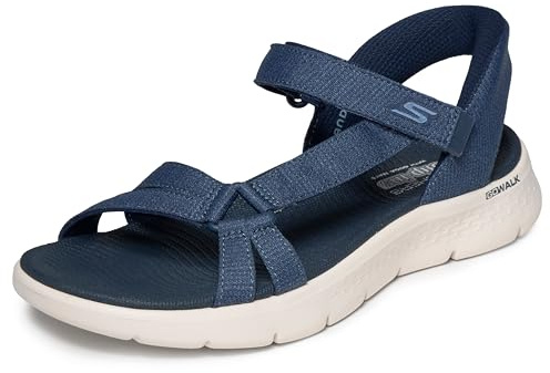 Skechers - GO WALK FLEX SANDAL ILLUMINATE, Sandalia Mujeres, Navy,