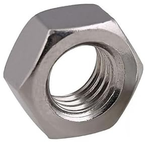 1/2/5/10 Stück M4~M20 Metrisches Linksgewinde Sechskantmutter 304 Edelstahl Umkehrgewinde Sechskantmuttern Linkszahn Muttern DIN934 (Color : Stainless Steel 304, Size : M5 10pcs)