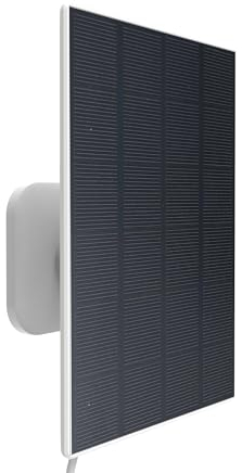 Yale - Solar Panel Charger - Outdoor Usage - Up to 3W Power in Direct Sunlight - Easy Installation - 2m Cable - USB-C Connector - Accessory Compatible with Yale Smart Outdoor Camera