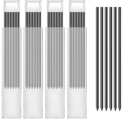 Desenda 24 PCS Pencil Refills, 2.8mm Pencil Refills for Carpenter Pencils