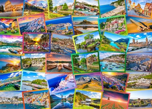 European Landscapes Puzzle 1000 Teile Erwachsene Nature Europe Scenery Puzzle Erwachsene 1000 Teile Puzzles