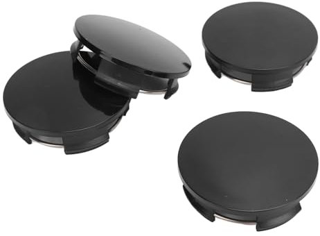 Tissting 4 Pcs Wheel Centre Caps, OD 57mm ID 50mm Universal Hub Caps Plastic Car Hubcap Cover Automotive Exterior Accessories for All Types of Wheels