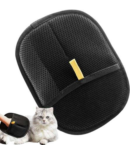 Katzenpflege, Waschhandschuhe für Hunde, doppelseitige Reinigungshandschuhe für Kätzchen, Handschuhe an den Handschuhen, multifunktionale Enthaarungshandschuhe für Haustiere