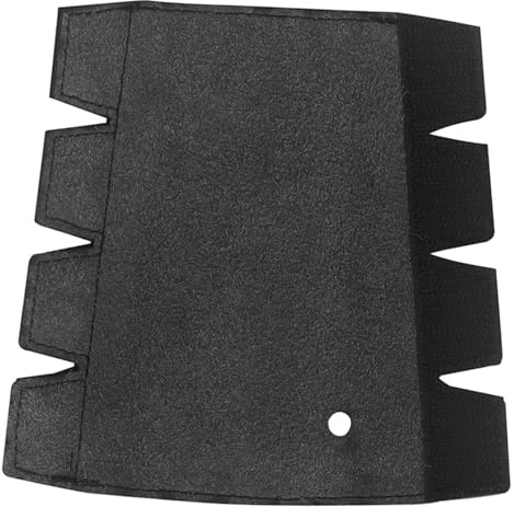 Waldhorn Schutzhaube aus Leder, Schwarz, Hornhandpolster | Ersatzpolster gegen Rost, Zubehör für Blasinstrumente, Passende Hülle für Französisches Horn