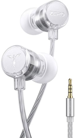 TANCHJIM Zero Ultima in-ear hörlurar spelhörlurar 3,5 mm med mikrofon | Akustisk labyrintkammare, patenterad 1DD DMT4 Ultra Driver Instegs HiFi IEM, lätta spelhörlurar med kabel