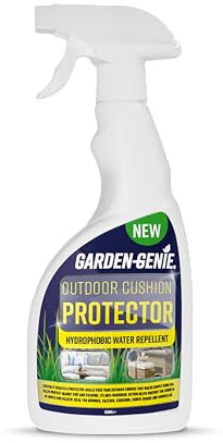 Garden Genie - Outdoor Cushion Protector - Waterproof, Stain-Repellent Spray - Protects Garden Furniture from Rain - Fast-Drying, Long-Lasting Fabric Guard - 500ml