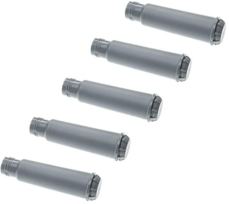 vhbw 5X Wasserfilter Filter kompatibel mit Melitta Lattea, Gourmet, Passione, Lounge Kaffeevollautomat, Espressomaschine Grau