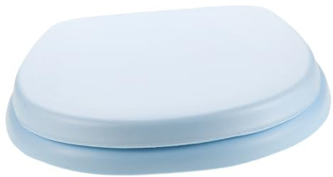BAZEITFLOW Copriwater in Schiuma Imbottito Resistente Per Sedile Wc Standard, Coperchio Per Wc Domestico e Da Viaggio, Facile Da Montare e Lavare