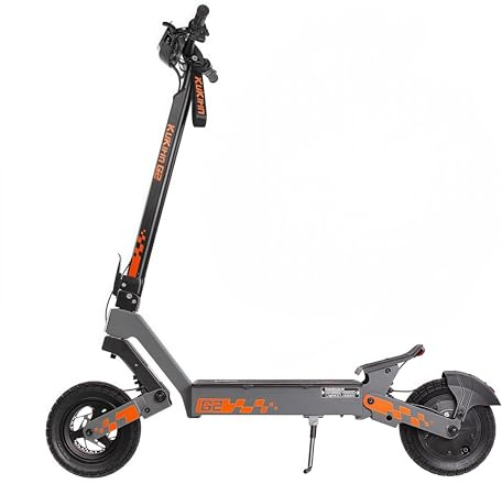 KuKirin G2 E Scooter – Starker Motorantrieb, 48V 15,6Ah Akku, bis zu 55 km Reichweite, Dualfederung, 10 Luftreifen, LCD Display, IPX4, 3 Fahrmodi, klappbar – Für Alltag & Freizeit