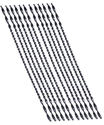 Sewroro 12pièces Lot De Lames Spirale Pour Scie Sauteuse Lames De à Scier Forme De De Sciage