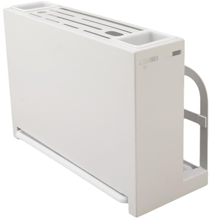 Yctze Rack de Rangement intégré de Cuisine Multifonctionnelle - Porte-couverts avec Machines à Sous, Support de la Planche à Découper et Système de Drainage pour une Organisation de Cuisine Efficace