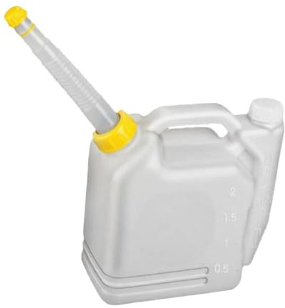 F Fityle Oil Mixing Bottle Contrast Pot 2 Stroke Engine Petrol Container for Gardening Tools, 2L