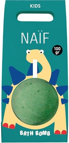 Naïf – Badesalz für Kinder ab 3 Jahren – Knisternder Badespaß – Sanfte Formel – 0% SLES – Dermatologisch getestet – Natürlichen Ursprungs – 40 g