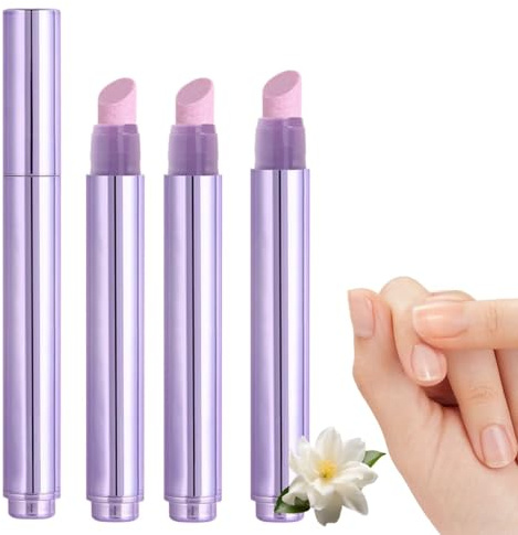 3er-Set 3-in-1 Nagelhautölstift mit Keramikspitze,Cuticle Pusher Pen,Cuticle Care Pen,Oil Pusher Pen,Nagelhautschieber,Öl-Pen&Entferner in einem,für Intensive Pflege Trockener und Beanspruchter Nägel