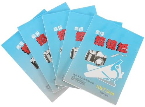 PHENOFICE de Papel Especial Papel de Limpieza para Eliminar Grasa y Huellas 250 Hojas para Lentes de Cámara y Microscopio en Variedad de Escenas