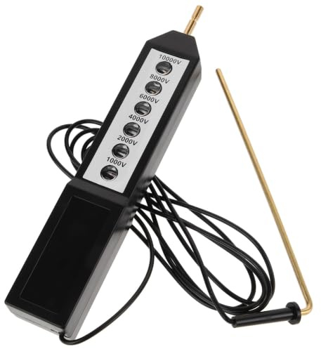 Luxshiny Probador de Voltaje Portátil Mide Voltaje 1-10kv Sonda Material Pp y Cobre para Cercas Eléctricas Agrícolas Adecuado para Granjas y Ranchos