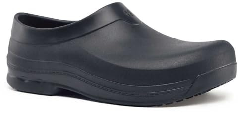 Scarpe per Crews 69578-43/9 RADIUM Zoccoli da Cucina Unisex Leggero, 9 UK, NERO - Certificato di sicurezza EN