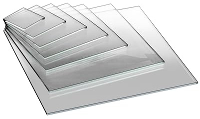 EH Design Acrylglas Platte – Eckige Zuschnitte nach Maß (200x200x4 mm) – UV-Beständig & Wetterfest – Transparent & Hochglänzend – Für DIY, Möbel & Terrarien – Made in DE