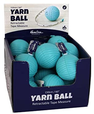 Hemline Yarn Ball Retractable Tape Measure - 150cm/60