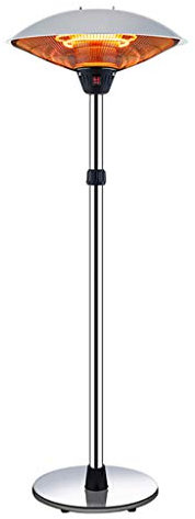 Riscaldatore Elettrico da Esterno da Esterno 3KW Patio, Riscaldatore di Spazio Portatile, con 3 Potenza Adatto Come Riscaldatore per Balcone, Barbecue E Riscaldatore per Feste All'aperto