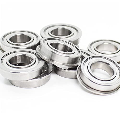 Industrial Bearings F6806ZZ Flanschlager 30 x 42 x 7 mm ABEC-5 4PC doppelt abgeschirmte Rillenkugellager mit Flansch F6806 Z ZZ Kugellager F6806-2Z F6806Z for Ball Bearing Skate Bearings