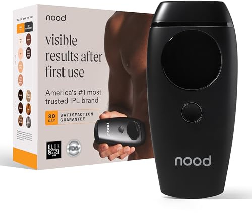 NEW Flasher 2.0 by Nood, IPL Laser Hair Removal Device for Men and Women, Pain-free and Permanent Results, Safe for Whole Body Treatment - Matte Black