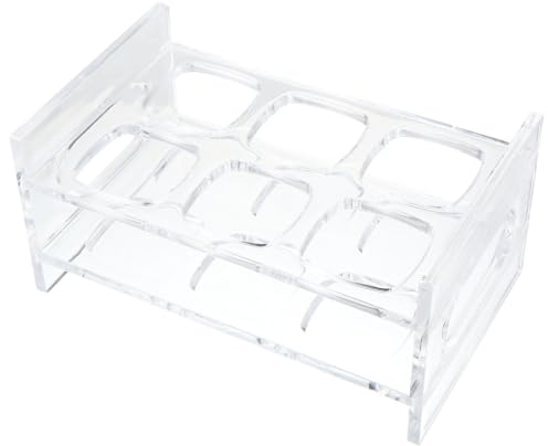 DECHOUS Bicchierini Acrilico Per Decorativo Per Shot Glass Espositore Per Bar e Lavabile e Riutilizzabile Per Compleanni e Matrimoni