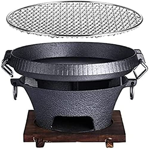 Outdoor Fire Pit,charcoal Grill,cast Iron,garden Patio Heater,fire Bowl For BBQ Camping Picnic,A