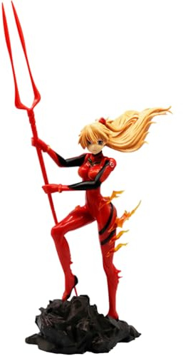 Anime Asuka Langley Soryu figur – 25 cm Asuka staty staty modell PVC filmfigur samlarobjekt skrivbordsdekoration