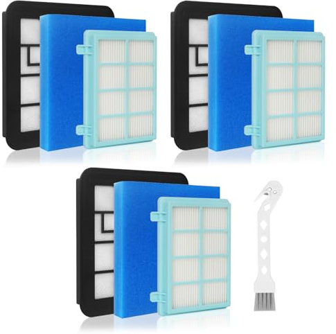 3 Stück Filter für Philips FC8010/01 FC9330 FC9331 FC9332 FC9333 FC9334 FC9555 FC9550