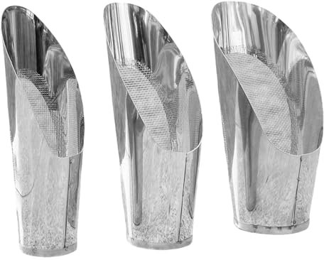 Pelle à Terreau,Lot De 3 Pelles en Acier Inoxydable - Outil Manuel Polyvalent avec Bêche Résistante pour Transplantation, Culture Et Rempotage