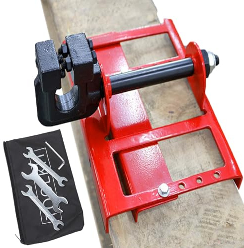 Mppchhn Sierra de Cadena Portátil - Accesorio De Sierra Para Madera Con Guía De Acero - Guía Vertical Portátil de Acero para Taller Producción de Madera y Carpintería