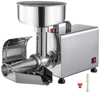 XSDAJSD Tritapomodoro Commerciale, passapomodoro Elettrico da 370 W, spremipomodoro in Acciaio Inossidabile da 90-160 kg/h, passapomodoro Automatico, spremifrutta