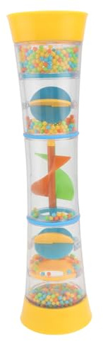 BRIGHTFUFU Educational Plastic Rotate Rattle for Compact Grab Training Plaything with Kaleidoscope Effect Safe Sensory Gift for Random Color Random Color