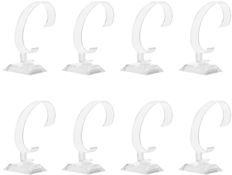 Didiseaon Support D'Affichage Pour Montre Présentoir Montre Et Bracelet Organiseur Bijoux Lot De 8 Grilles Pour Rangement À La Maison Et En Magasin