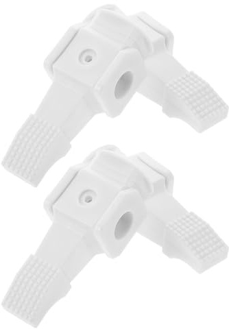 Toyvian 4 Piezas Figura de Futbolín White de PP para Mesas de Futbolín, Accesorio Precisión y Durabilidad Adecuado para Entretenimiento Interactivo en Reuniones Casuales